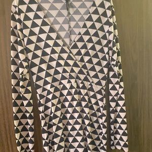 Dress , Black and White Checkered